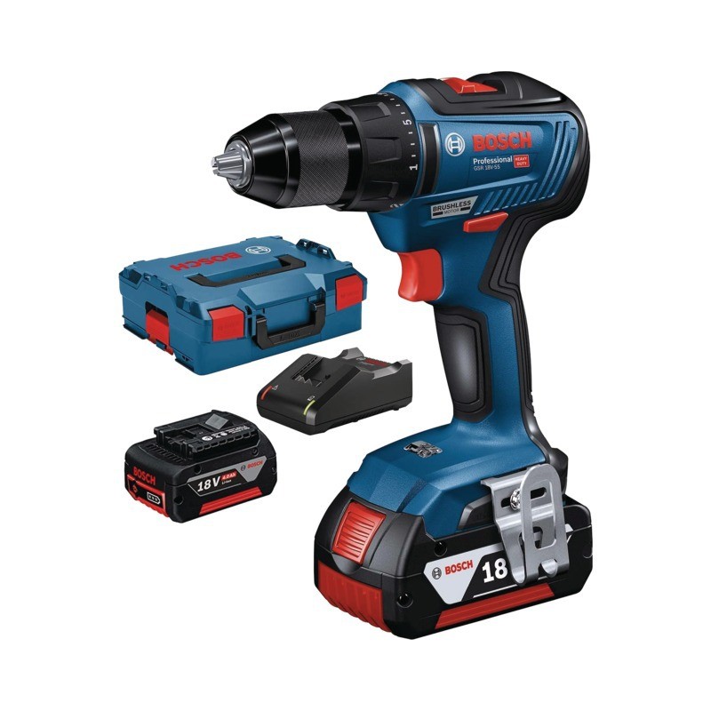 PERCEUSE VISSEUSE GSR 18V-55 - 2x3AH - BOSCH PERCEUSE VISSEUSE GSR 18V-55 - 2x3AH - BOSCH
