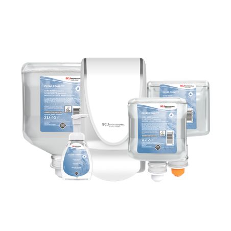 DEB CLEAR FOAM WASH mousse mains+corps 6x1L