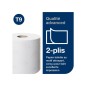 Papier toilette Tork SmartOne® Mini blanc 2 plis T9 620fts - Jumbo Ecolabel - Colis de 12