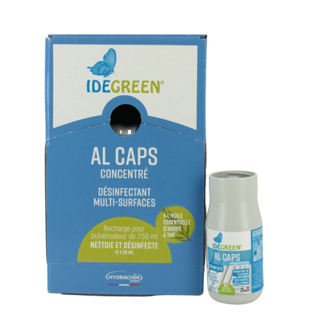 IDEGREEN - AL CAPS - DESINFECTANT CONCENTRÉ - RECHARGE DE 50ML | Speic