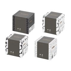 Mouchoirs cosmétiques Cube 3 plis – pure ouate – blanc – WEPA