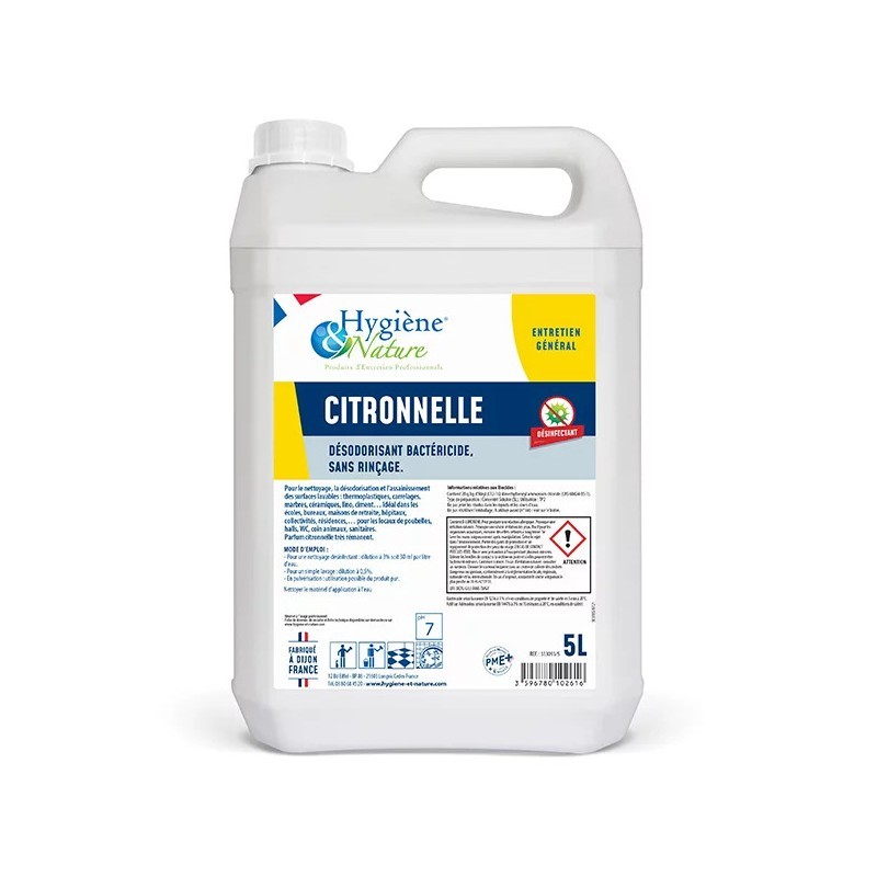 Désodorisant bactéricide TERY Citronnelle*