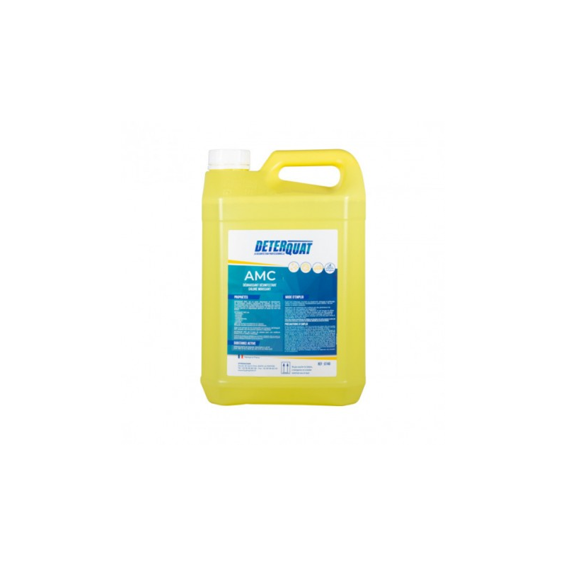 Dégraissant désinfectant chloré DETERQUAT AMC -0740 - Bidon de 5L*