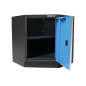 Meuble d'angle pour atelier - bleu Meuble d'angle pour atelier - bleu