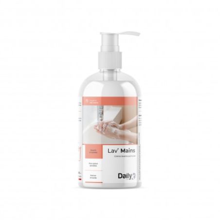 Crème lavante mains DAILYK - Parfum amande - Facon pompe 500 ml