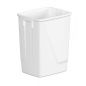 Poubelle ATLAX 25 Litres - Polypropylène PSV - Sans couvercle - Blanc