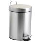 Poubelle inox à pédale 5L