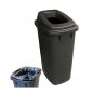 Poubelle 90Litres ATRIUM Sans Contact noir Poubelle 90Litres ATRIUM Sans Contact noir