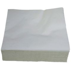 Serviette pure ouate blanche 1 pli 30x30cm - Ct. de 4000