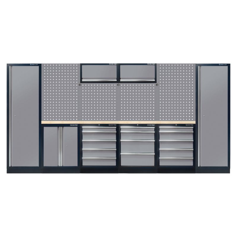 Mobilier d'atelier complet gris Mobilier d'atelier complet gris