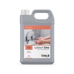 Lotion Lavante Désinfectante Mains - Sans Parfum - Bidon de 5L - Lotion' Des Daily Premium