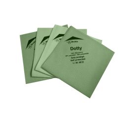 Lavette Microfibre DOTTY Non-tissée – 40 x 40 cm – Haute Performance & Anti-bactérienne - Sachet de 5