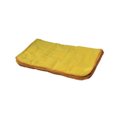 Chamoisine coton jaune 40x50cm - Sachet de 10