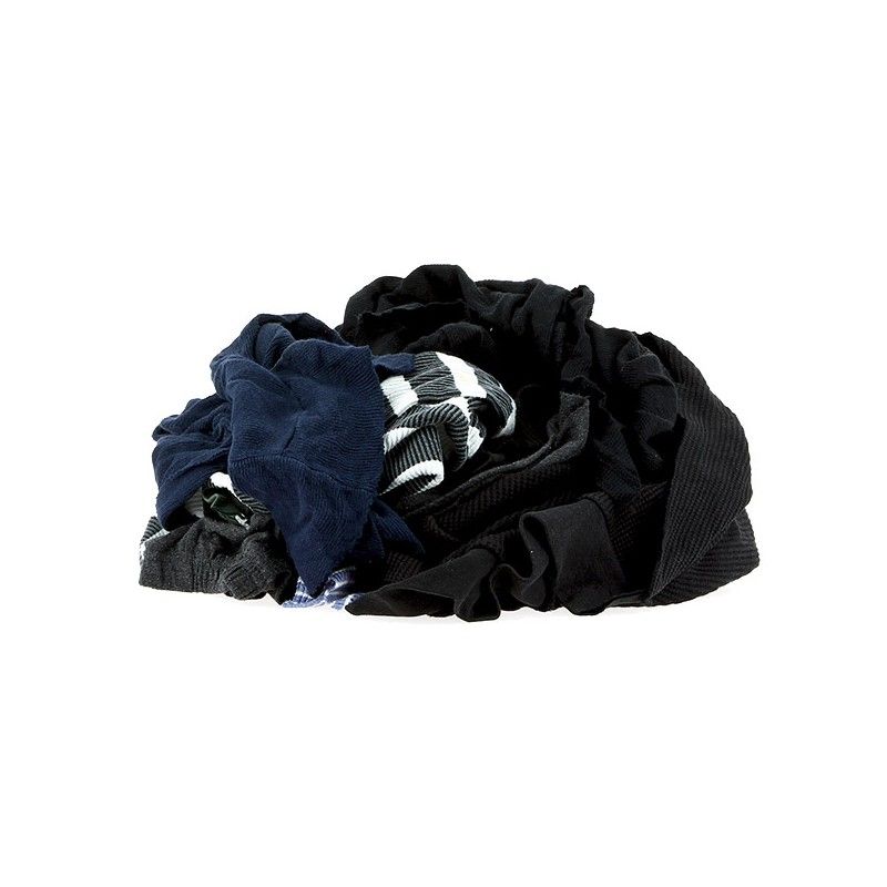 Chiffons d’Essuyage C1J Tee-Shirt Foncé – Coton Fin & Non Pelucheux – Carton de 10 kg