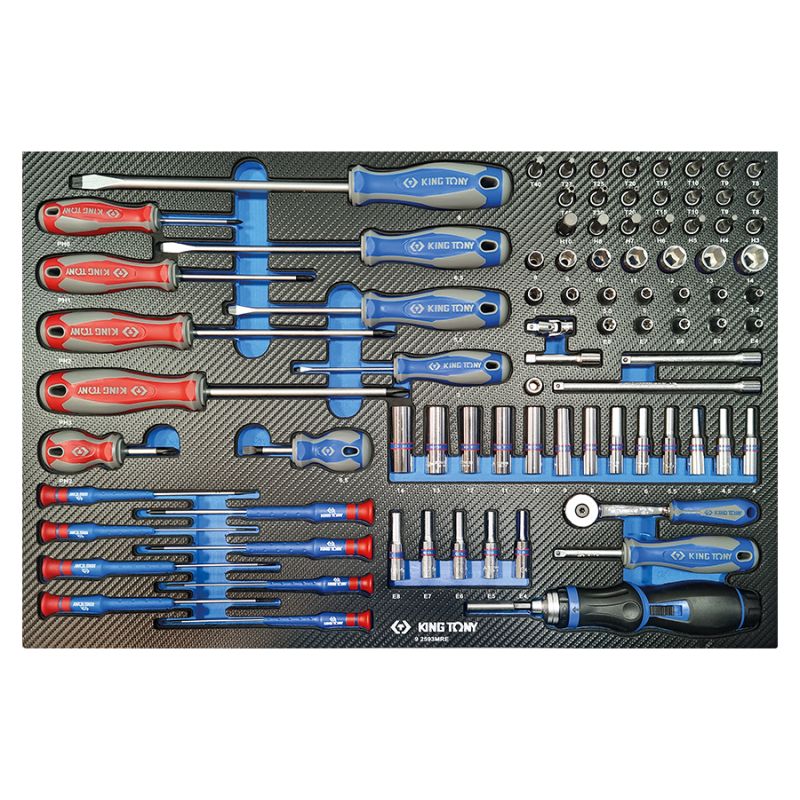 Module mousse + PP 62 pièces 1/4 4-14mm 2235-2335-embouts+tournevis Module mousse + PP 62 pièces 1/4 4-14mm 2235-2335-embouts+tournevis