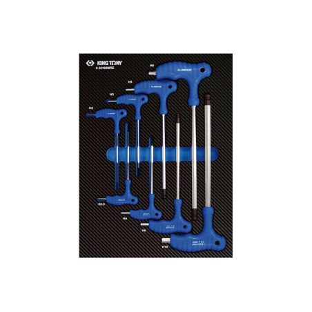 Module mousse + PP 8 pièces clés en L 6 pans Mâles 2-10mm