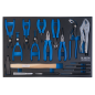 Module mousse + PP pinces et outils de frappe 17 pièces (782150)