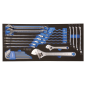 26 PC. COMBINATION WRENCH SET FOR TROLLEY (EVA FOAM)