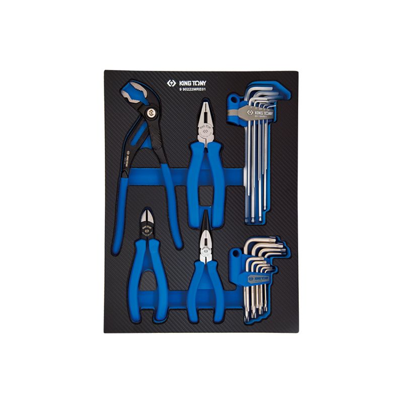 Module mousse + PP 22 pièces pinces et clés mâles