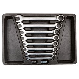 Module de clés mixtes à cliquet 10 pièces