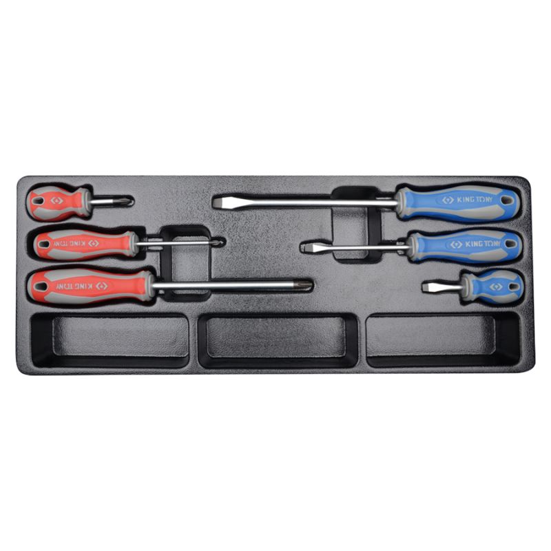 Plateau thermoformé 6 tournevis Plateau thermoformé 6 tournevis