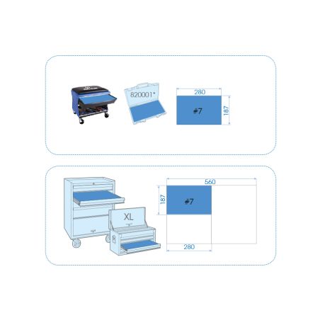 Module douilles à chocs 6 pans 1/2 27 pièces