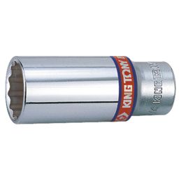 Douille longue en pouces 12 pans 3/8"Longueur 63mm 