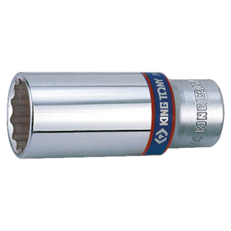 Douille longue métrique 12 pans 3/8"Longueur 63mm Douille longue métrique 12 pans 3/8"Longueur 63mm