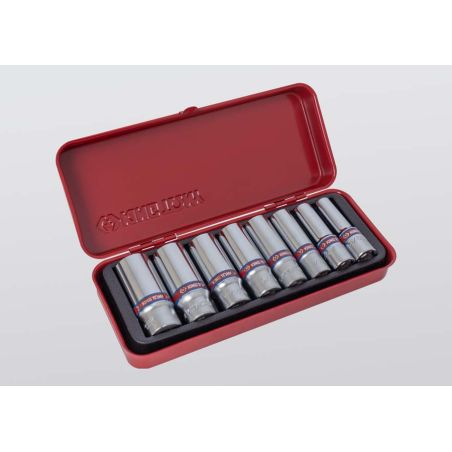 Coffret 3/8"  8 pièces SAE