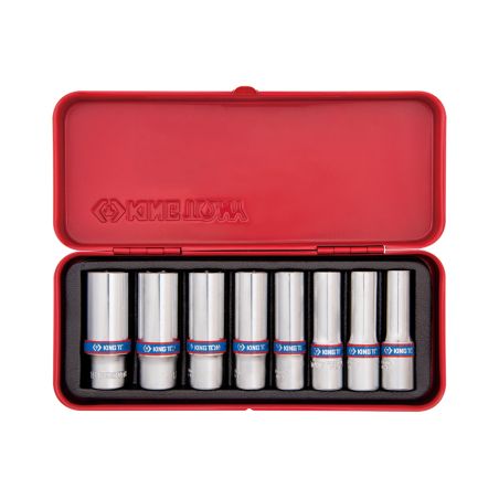 Coffret de douilles longues 3/8 8 pièces