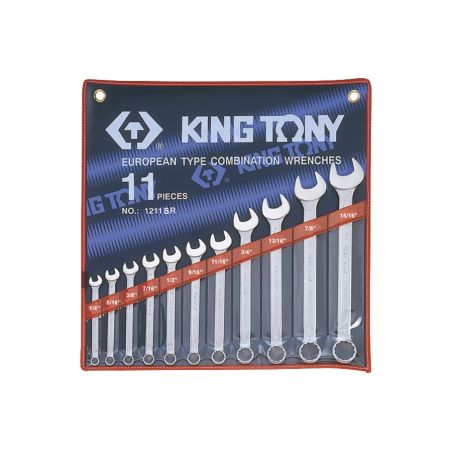 Trousse de 11 clés mixtes pouces 1/4 à 15/16