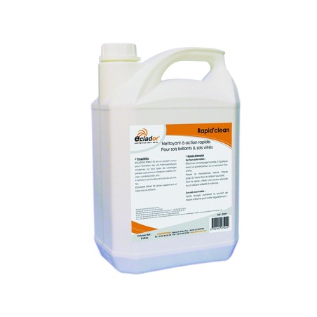 Nettoyant sols brillants et vitrés RAPID'CLEAN - 6132 - Bidon 5L