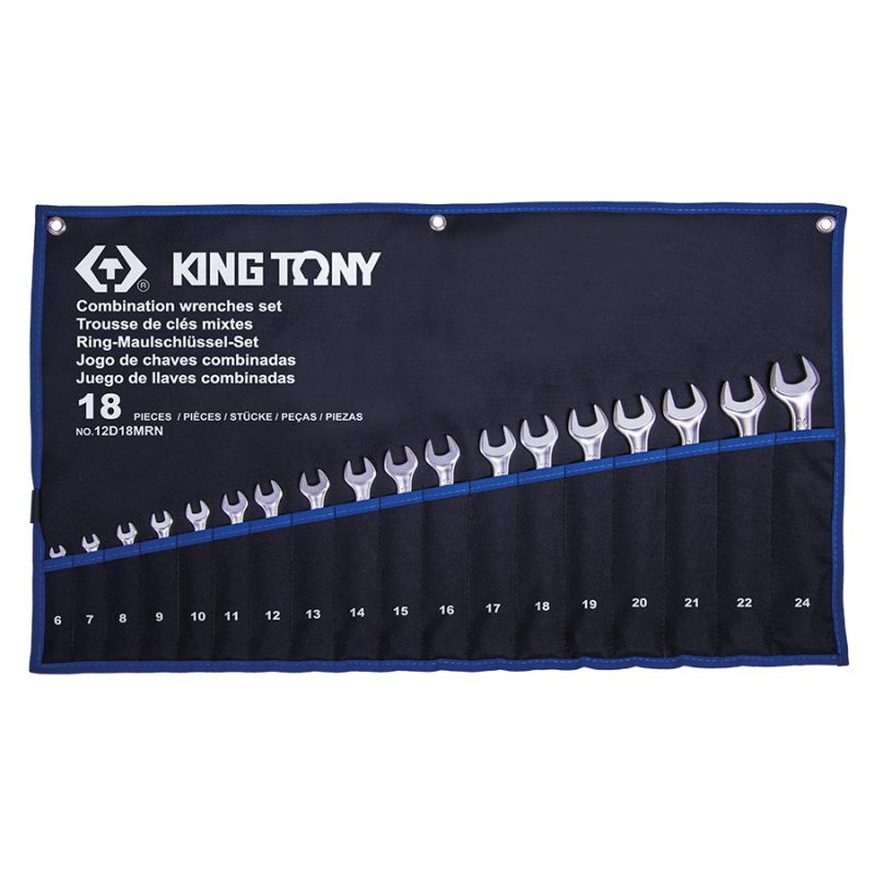 Trousse de 18 clés mixtes légères 6 à 24mm Trousse de 18 clés mixtes légères 6 à 24mm