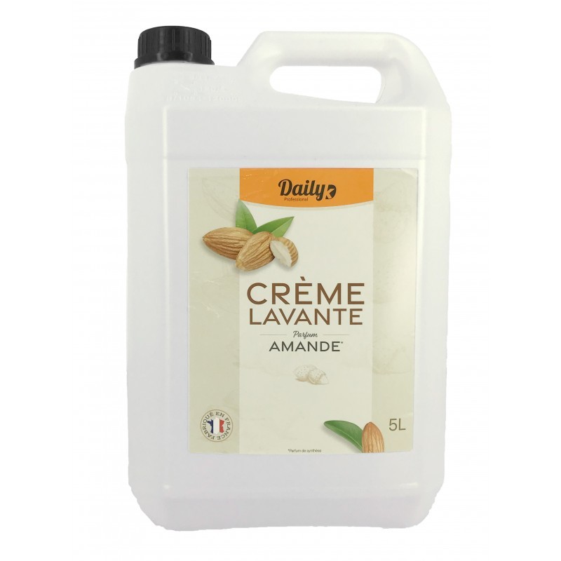 Crème lavante mains DAILYK - Parfum amande - Bidon 5L Crème lavante mains DAILYK - Parfum amande - Bidon 5L