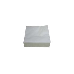 Serviette pure ouate blanche 2 plis 30x30cm - Ct de 4000