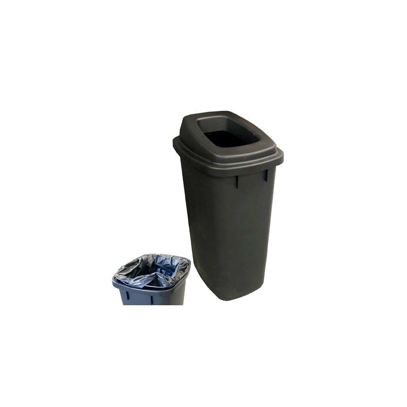 Poubelle 90Litres ATRIUM Sans Contact noir Poubelle 90Litres ATRIUM Sans Contact noir