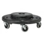 Socle de transport poubelle BRUTE RUBBERMAID
