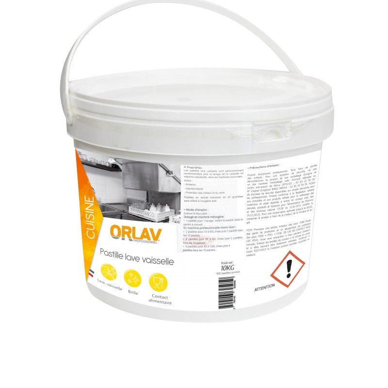 Pastilles professionnelles pour lave-vaisselle - 0133 - Seau 5Kg Pastilles professionnelles pour lave-vaisselle - 0133 - Seau 5Kg