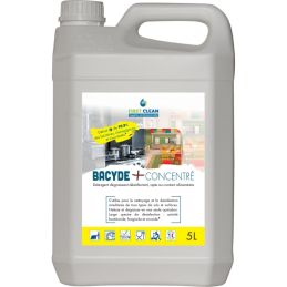 BACYDE + Concentré Nettoyant bactéricide virucide- Bidon 5L