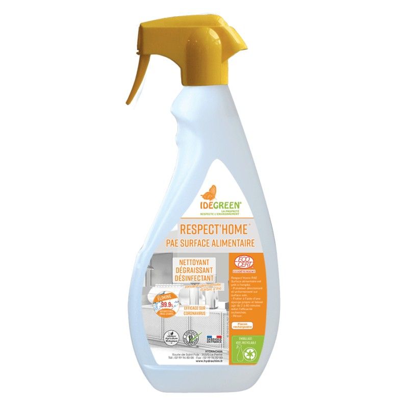 Respect’Home® PAE CUISINE ECOCERT alimentaire - 1858 - Spray 750ml Respect’Home® PAE CUISINE ECOCERT alimentaire - 1858 - Spray 750ml