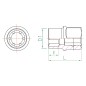 Douille à choc tournevis RIBE 1/2 10 mm pour TOYOTA