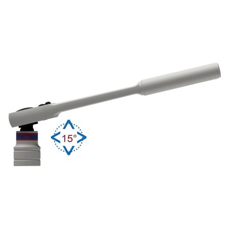 Cliquet réversible 1/2 32 dents tête orientable 15°