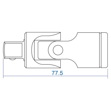 Cardan universel 1/2