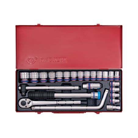 Coffret de douilles 1/224 pièces 12 pans