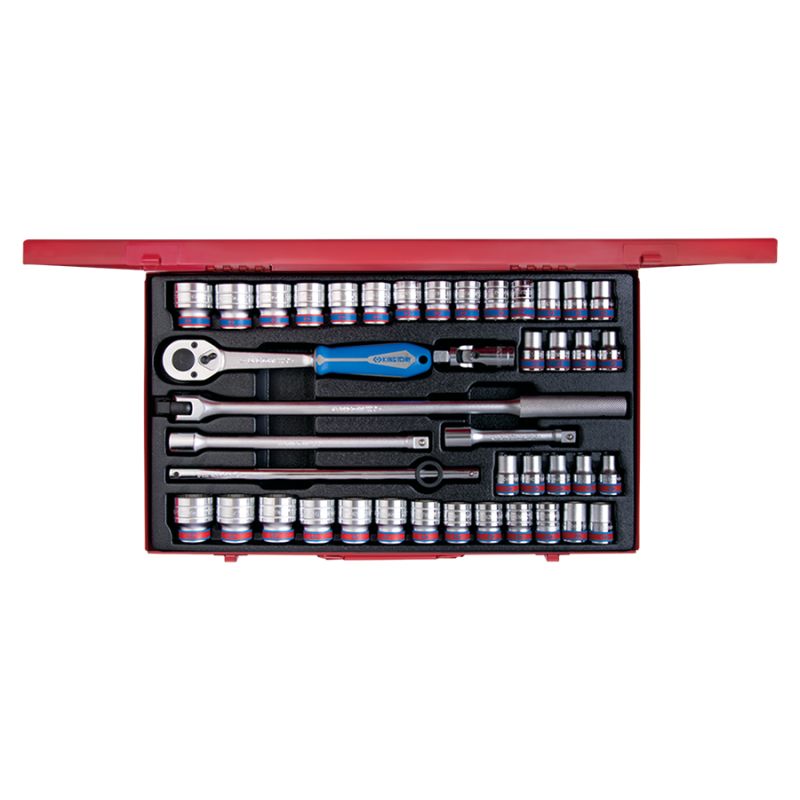 Coffret de douilles 1/242 pièces métric et pouces Coffret de douilles 1/242 pièces métric et pouces