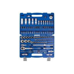 Coffret de douilles 1/2 1/4 + accessoires - 110 pièces