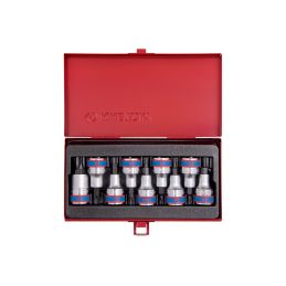 Coffret de douilles 1/2 TORX, 9 pièces