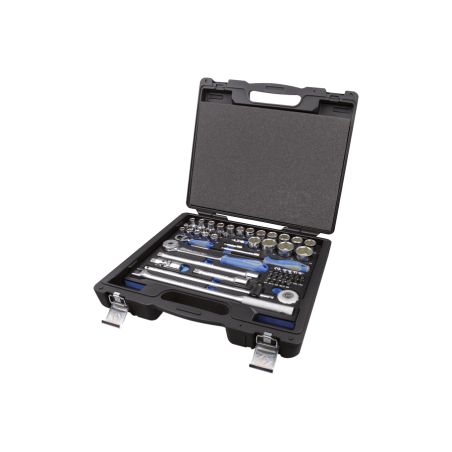 Coffret de douilles et accessoires1/4et1/2 6 pans EVAWAVE - 60pcs