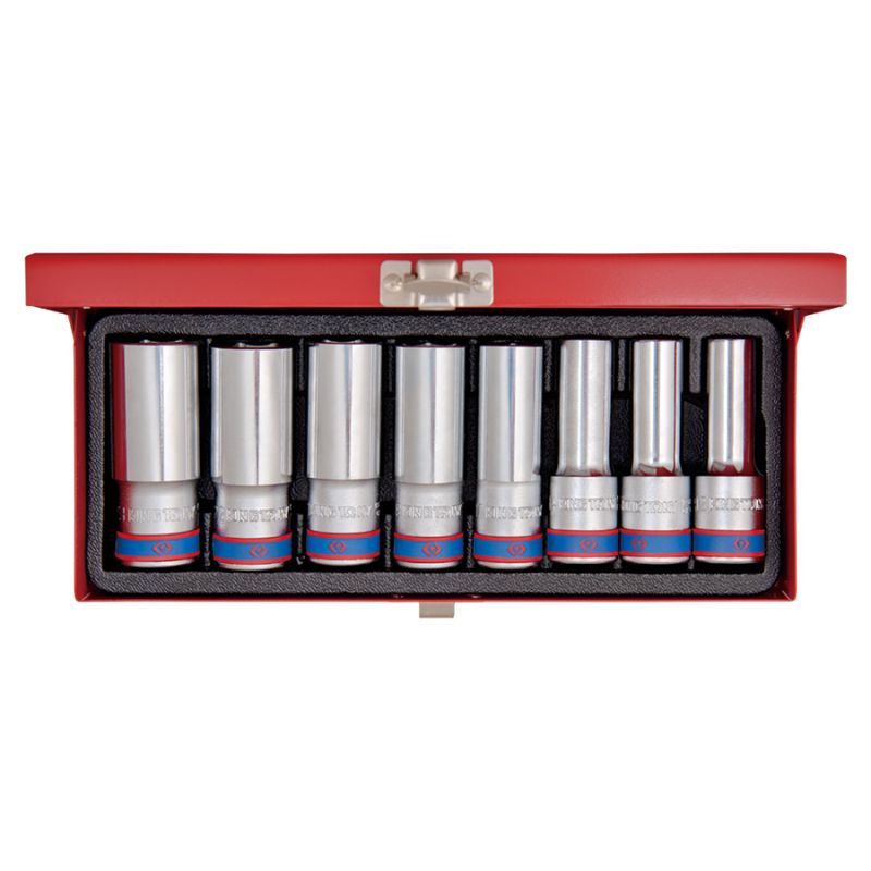 Coffret de douilles longues 1/28 pièces Coffret de douilles longues 1/28 pièces