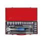 Coffret de douilles métriques et accessoires 1/2 - 24 pièces